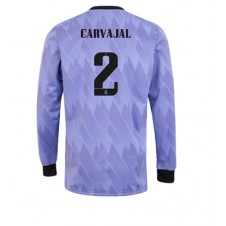 Real Madrid Daniel Carvajal #2 Bortatröja 2022-23 Långa ärmar